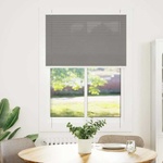vidaXL Плисирана щора Антрацит 100x100 cm Ширина на плата 99, 4 cm (4015075)