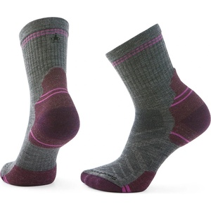 Smartwool Дамски туристически чорапи Smartwool Women's Hike Targeted Cushion Mid Crew Socks Walking socks - Medium Gray - размер 42-45 (EU) (201-8943-0113)