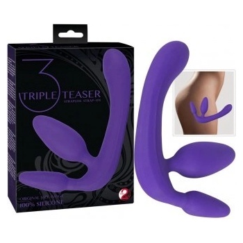 You2Toys Triple Teaser Vibrating Strapless Strap-On