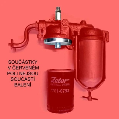 Sada na přestavbu na plnoprůtokový olejový filtr pro Zetor 25 | PPF-Z25 | AGROAD