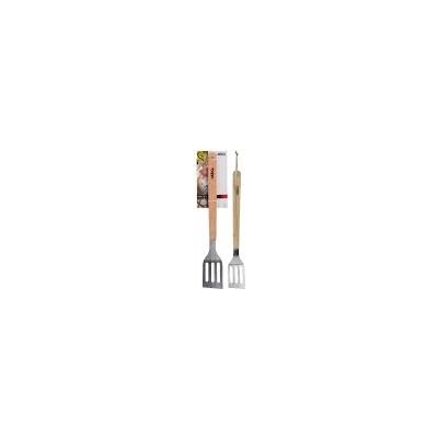 Obracečka grilovací BBQ 46 cm nerez dřevěná rukojet