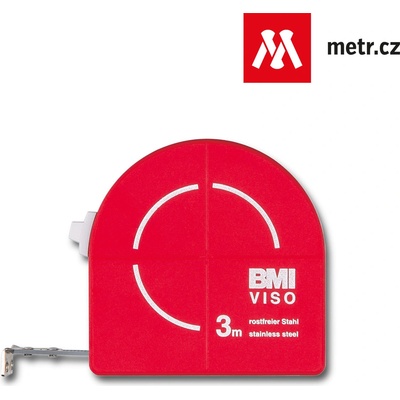 BMI Svinovací metr VISO 3m nerez
