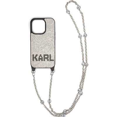 KARL LAGERFELD Калъф за смартфон сребърно, размер One Size