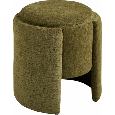 House Nordic Puf WALSDORF House Nordic, Ø 42 cm, žinylka, zelený