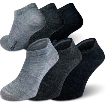Northman Summer Merino 3-pack šedé mix