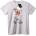 NOONEBRAND Тениска Рок Ездач - 7XL, White