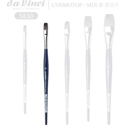 DaVinci Cosmotop Mix B ploché, mix syntetický+prírodný vlas s.5830 Veľkosť: č.10