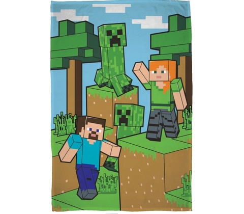 HALANTEX Deka Minecraft zelená 356