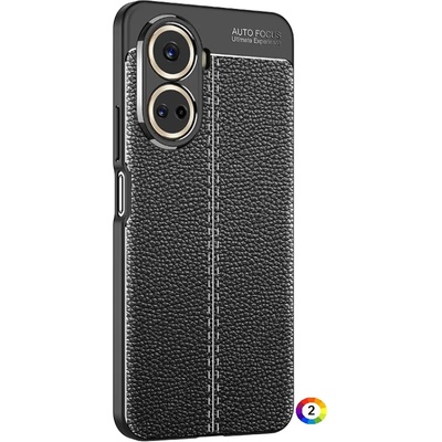 Huawei nova 10 SE Удароустойчив Litchi Skin Калъф и Протектор
