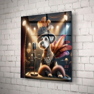 Art gift Стъклено АРТ пано - Бродуейско бижу