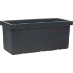 Pasquini e Bini Правоъгълна стилна саксия Серия SAGITTA 60x27, 5х21.5 - 35L - Цвят Антрацит (8074)