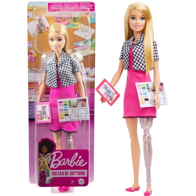 Barbie Návrhářka interiérů s protetickou nohou