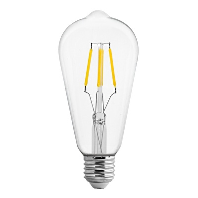 UltraLux Led filament ЛАМПА КРУШКА, ДИМИРАЩА, 4w, e27, 4200k, 220-240v ac, (lfst42742d)