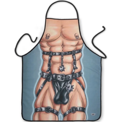 Готварска престилка, фетиш колани - Men Sado Apron (D-236753)