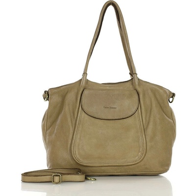 Mazzini Marco kožená shopper kabelka béž taupe v86d