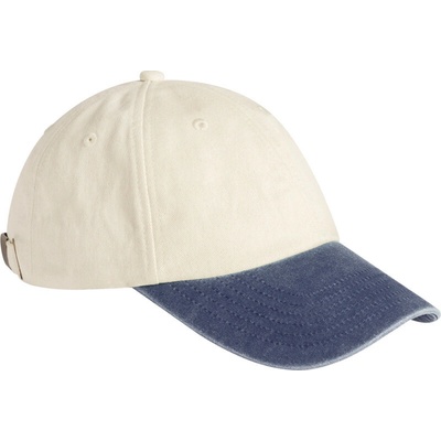 Beechfield KB 673 6 panel nízký profil COT530673ap399-natural/vin Natural/denim vintage