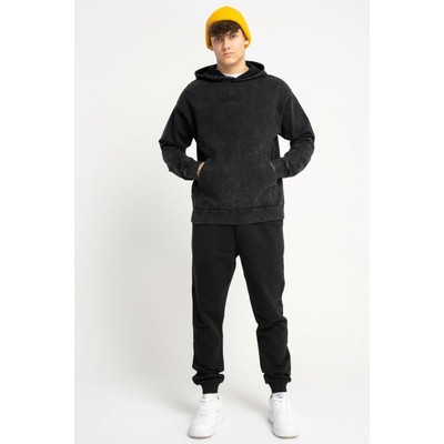 Reporter Young chlapecké tepláky v černé barvě s potiskem černá