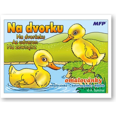 Omalovánky Na dvorku
