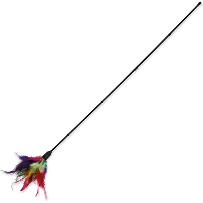 Trixie Vábnička s farebným perím 50cm