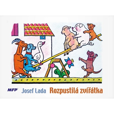 Omaľovánky MFP Lada Rozpustilá zvířátka