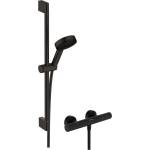 Hansgrohe Pulsify Select S - Душ комплект с термостат, 3 струи, EcoSmart, черен мат 24262670 (24262670)