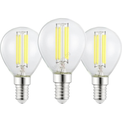 EGLO Комплект от 3 LED крушки VINTAGE P45 E14/2, 2W/230V 2700K - Eglo 110441 (EG110441)