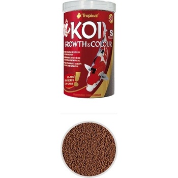 Tropical Koi Growth-Colour Pellet S 3 l, 1,2 kg