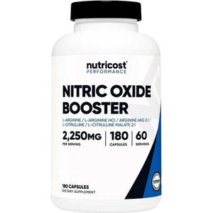 Nutricost Nitric Oxide Booster Capsules 750 mg [180 капсули]
