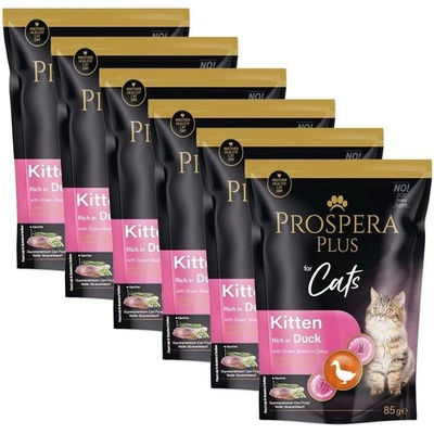 Prospera Plus Kitten Duck Green Beans 6 x 85 g