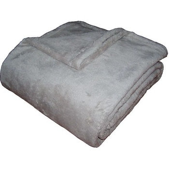 Dadka Super soft deka sivá 150x200