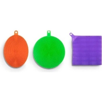 Effly Silikónová hubka na umývanie riadu 3 ks