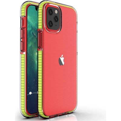 HQWear Кейс с цветна рамка Spring Case за Apple iPhone 13 Mini, Жълт (9145576232842)