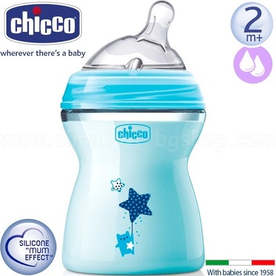Chicco Natural Feeling modrá 250ml