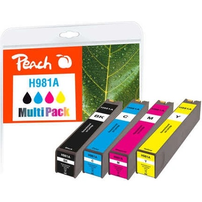 Peach HP PI300-776 | sada tonerů Multi-Pack č 981A - (J3M71A) černý, (J3M68A) azurový, (J3M69A) purpurový, (J3M70A) žlutý, REM – Hledejceny.cz