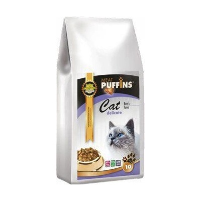 Puffins Cat Delicate Beef&Tuna 10 kg
