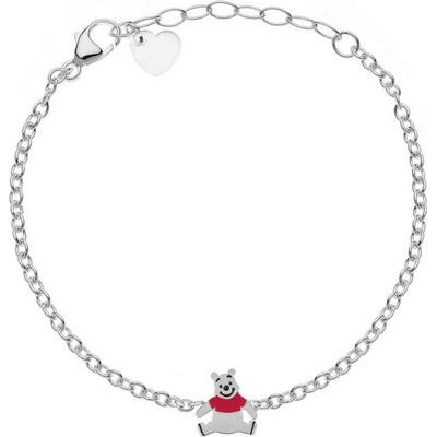 Disney detský náramok Medvedík Pú z ocele B600655L-55.CS