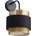 OSRAM - Настенна лампа DECOR HORNET 1xE27/10W/230V черна/златна (P227635)