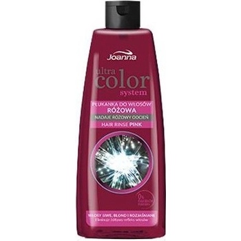 Joanna Ultra Color Pink Hair Rinse tónovací vlasová voda preliv ružový 150 ml