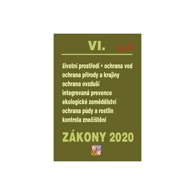 Zákony 2020 VI. část A Životní prostředí