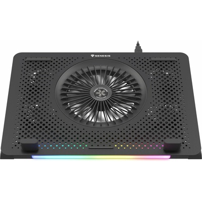 Chladící podložka pod notebook Genesis OXID 450, RGB, do 15.6", hliníkové tělo (NHG-1678) – Hledejceny.cz