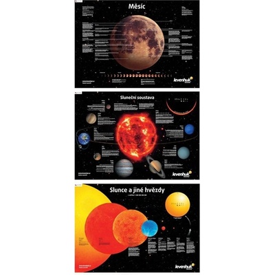 Měsíc, Sluneční soustava, Slunce a jiné hvězdy-plakáty