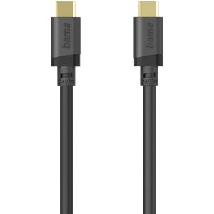 Hama Кабел USB-C E-Marker чип USB 3.2 Gen1, 5 Gbit/s, 240 W, 0.75 м (202008) - privantex