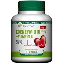 BioPharma Koenzym Q10 Forte 60 mg + Vitamín E 120 kapslí