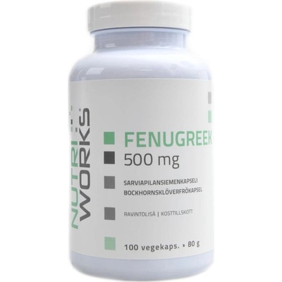 NutriWorks Fenugreek 500 100 kapsúl