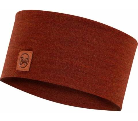 Buff Merino Wide Headband Solid Sienna