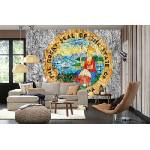 DIMEX ART Самозалепваща се флизелинова фототапета тюлен на калифорния 375 x 250 см