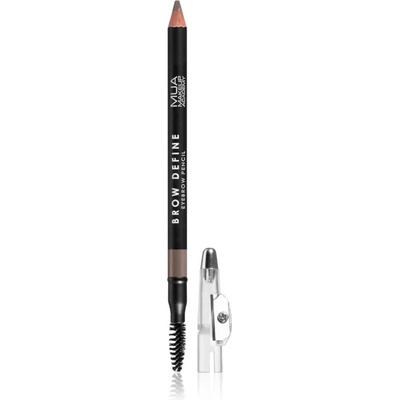 MUA Makeup Academy Brow Define дълготраен молив за вежди с четка цвят Light Brown 1, 2 гр