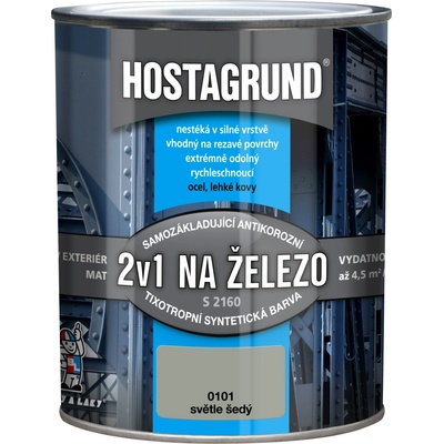 HOSTAGRUND S2160, 0101 sivá svetlá 2v1 na železo 0,6L