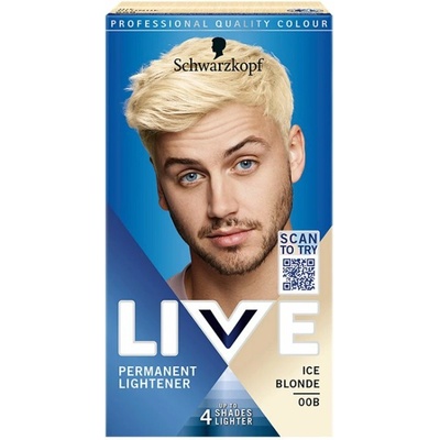 Schwarzkopf Live Zosvetľovač na vlasy 00B Ice Blonde
