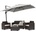Garden Point Градински чадър Siena 3х3м Garden Point сив (GAP254)